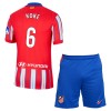 Camisola + Calções Atlético Madrid Koke 6 Criança Equipamento 1ª 24/25